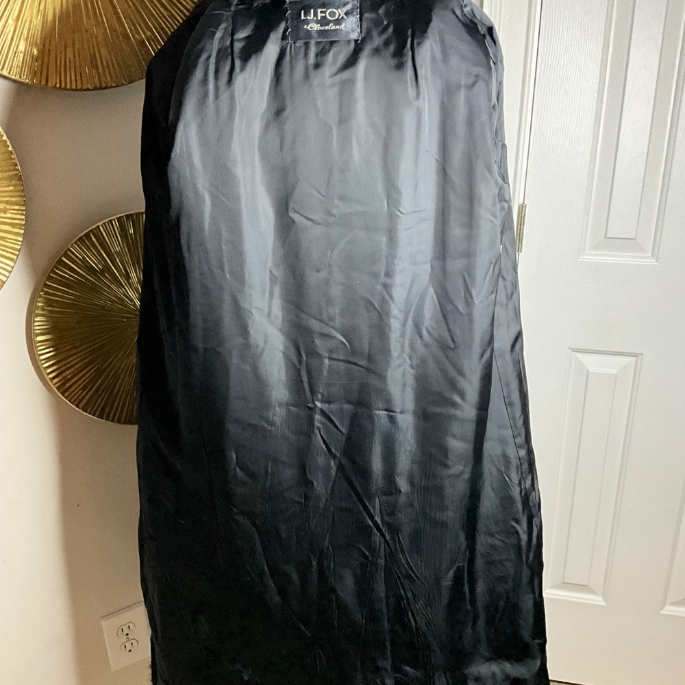 ❤️Black Vintage Mink and Fox Fur Coat - Picture 7 of 11